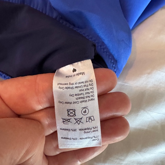 New Mouille Blue One-Shoulder Swimsuit size 2 - Picture 5 of 6